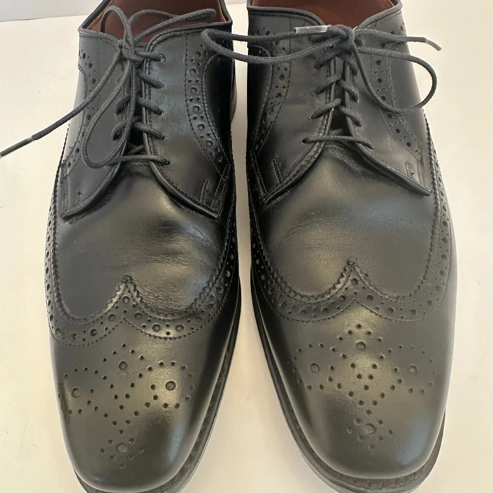 Allen Edmonds Larchmont Oxford Dress Shoes Men's 9.5 Black 41789